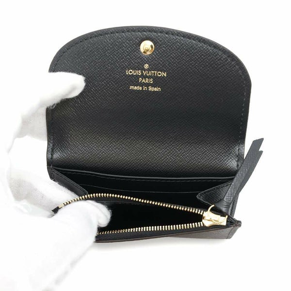 ルイヴィトン コインケース モノグラム/モノグラム・リバース ポルトモネ・ロザリ M82333 LOUIS VUITTON ヴィトン 小銭入れ 黒
