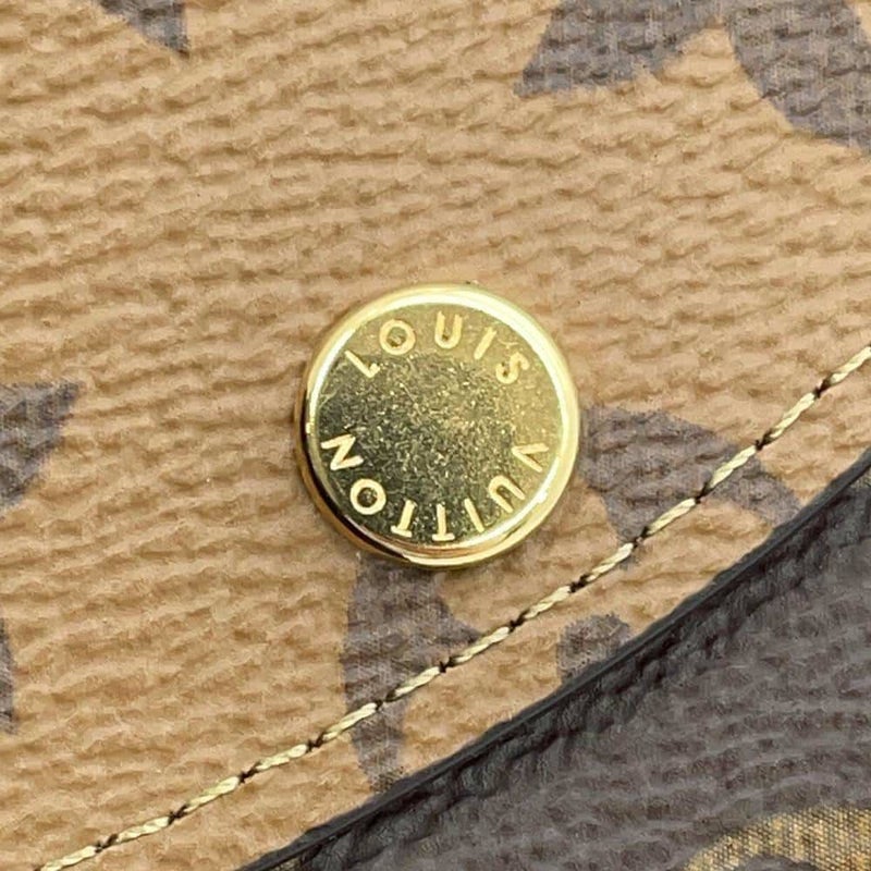 ルイヴィトン コインケース モノグラム/モノグラム・リバース ポルトモネ・ロザリ M82333 LOUIS VUITTON ヴィトン 小銭入れ 黒