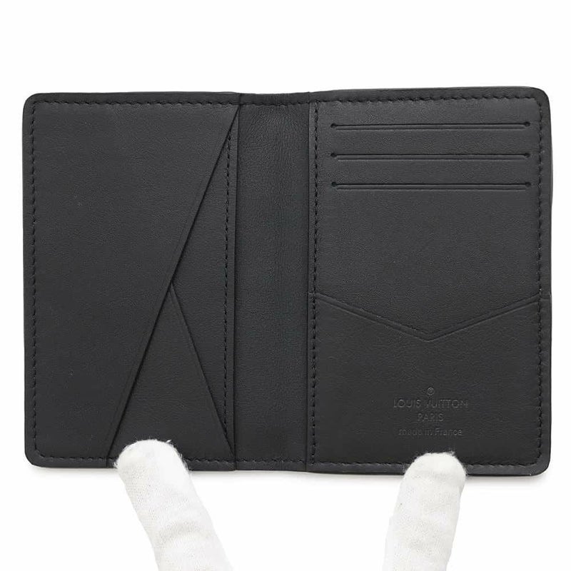 ルイヴィトン カードケース ダミエ・アンフィニ オーガナイザー・ドゥ ポッシュ N63197 LOUIS VUITTON ブラック 黒