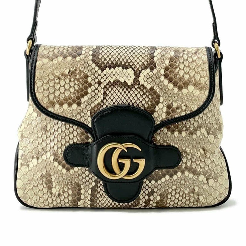 グッチ ショルダーバッグ GGマーモント スモール パイソン 648934 GUCCI  メッセンジャー