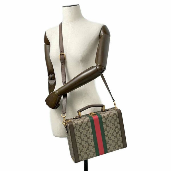 グッチ ハンドバッグ Savoy ビューティーケース GGスプリーム 633587 GUCCI 2wayショルダー
