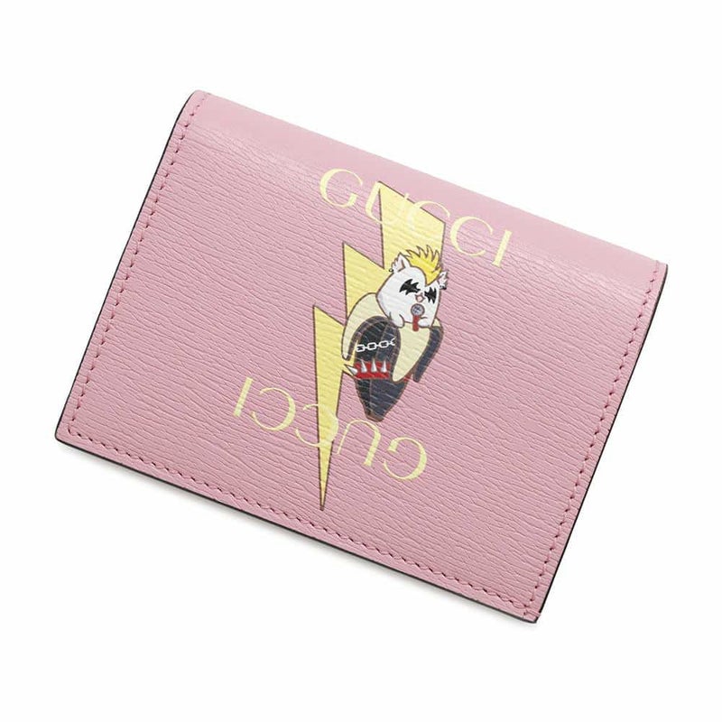 グッチ 二つ折り財布 ばなにゃ コンパクトウォレット レザー 701009 GUCCI 財布