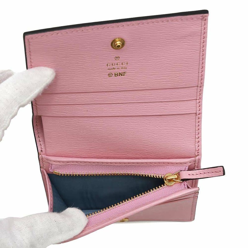 グッチ 二つ折り財布 ばなにゃ コンパクトウォレット レザー 701009 GUCCI 財布