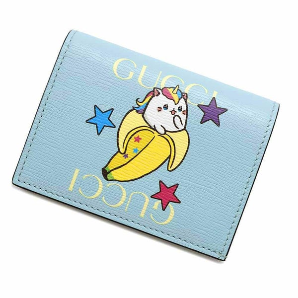 グッチ 二つ折り財布 ばなにゃ コンパクトウォレット レザー 701009 GUCCI 財布