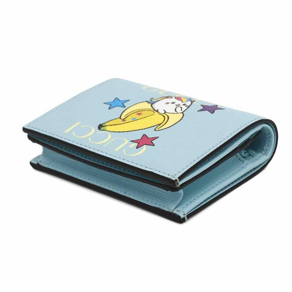 グッチ 二つ折り財布 ばなにゃ コンパクトウォレット レザー 701009 GUCCI 財布