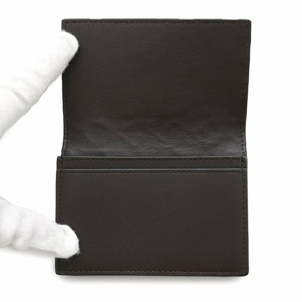 ボッテガヴェネタ カードケース イントレチャート レザー 605720 BOTTEGA VENETA 名刺入れ