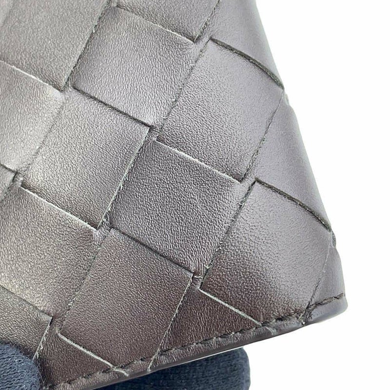 ボッテガヴェネタ カードケース イントレチャート レザー 605720 BOTTEGA VENETA 名刺入れ