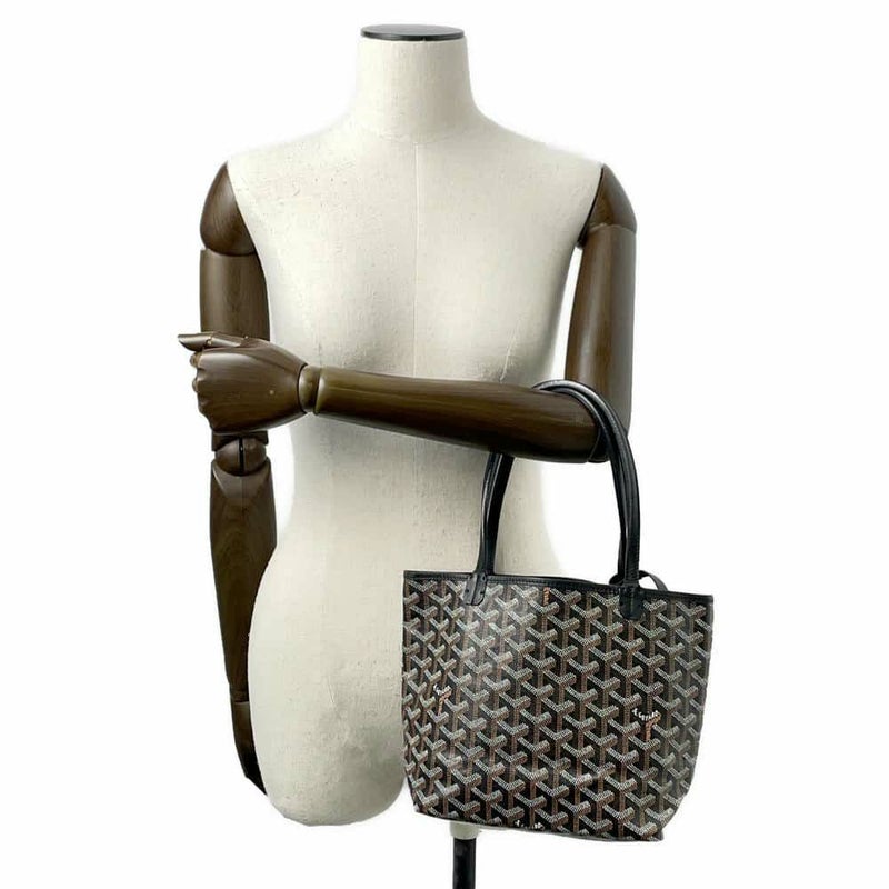 ゴヤール ハンドバッグ サンルイ ジュニア GOYARD バッグ 黒