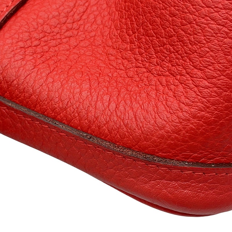 エルメス トートバッグ ガーデンパーティPM ルージュピヴォワンヌ/シルバー金具 ネゴンダ R刻印 HERMES Garden Party