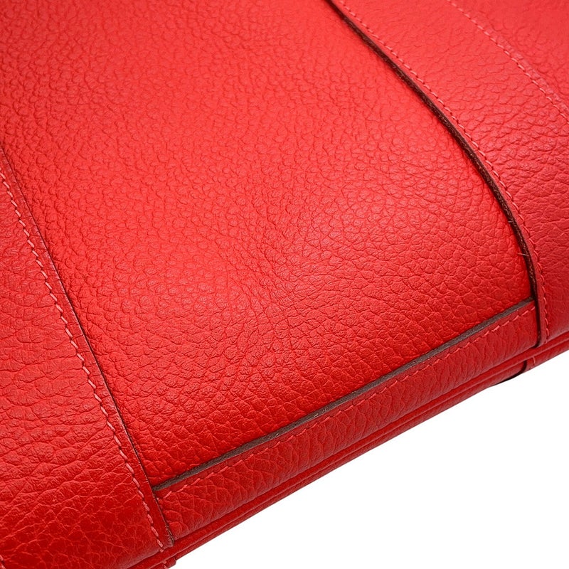 エルメス トートバッグ ガーデンパーティPM ルージュピヴォワンヌ/シルバー金具 ネゴンダ R刻印 HERMES Garden Party