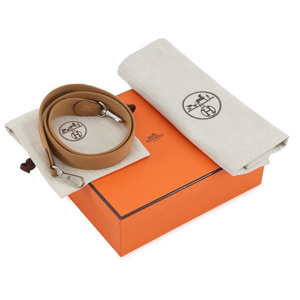 エルメス ショルダーバッグ エブリンTPM 85cm ビスキュイ/シルバー金具 トリヨンクレマンス K刻印 HERMES Evelyne