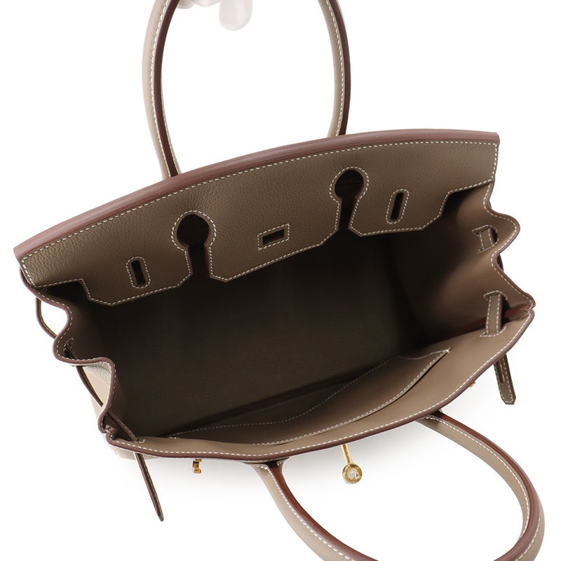 エルメス バーキン30 エトゥープ/ゴールド金具 トゴ G刻印 HERMES Birkin ハンドバッグ