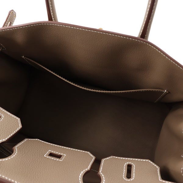 エルメス バーキン30 エトゥープ/ゴールド金具 トゴ G刻印 HERMES Birkin ハンドバッグ