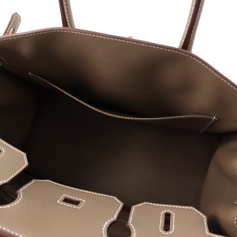 エルメス バーキン30 エトゥープ/ゴールド金具 トゴ G刻印 HERMES Birkin ハンドバッグ