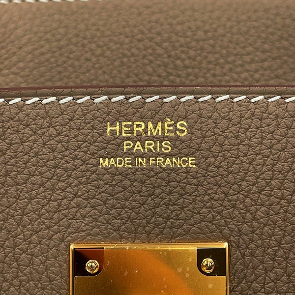 エルメス バーキン30 エトゥープ/ゴールド金具 トゴ G刻印 HERMES Birkin ハンドバッグ