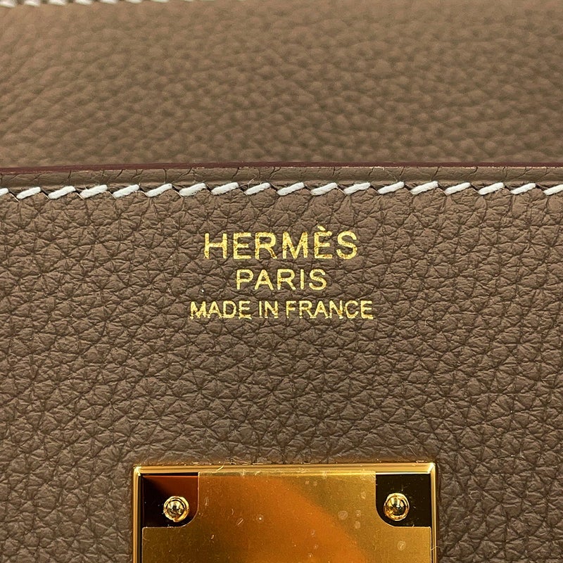 エルメス バーキン30 エトゥープ/ゴールド金具 トゴ G刻印 HERMES Birkin ハンドバッグ