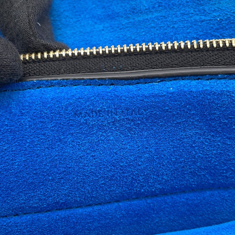 セリーヌ ショルダーバッグ トリオ フラップ レザー 10P862O86 CELINE バッグ 黒