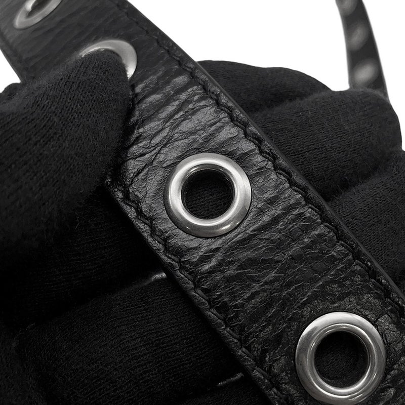バレンシアガ ベルト ルカ ゴール  LE CAGOLE コインケース付き レザー サイズ105 718979 BALENCIAGA 黒