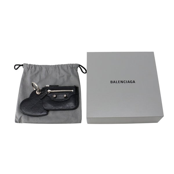 バレンシアガ ベルト ルカ ゴール  LE CAGOLE コインケース付き レザー サイズ105 718979 BALENCIAGA 黒