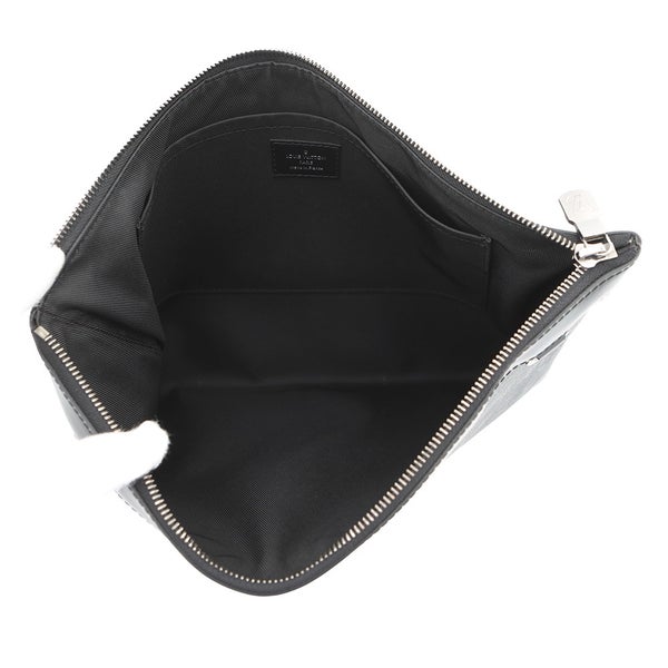 ルイヴィトン クラッチバッグ モノグラム・エクリプス ポシェット・ディスカバリー M62291 LOUIS VUITTON 黒 ブラック