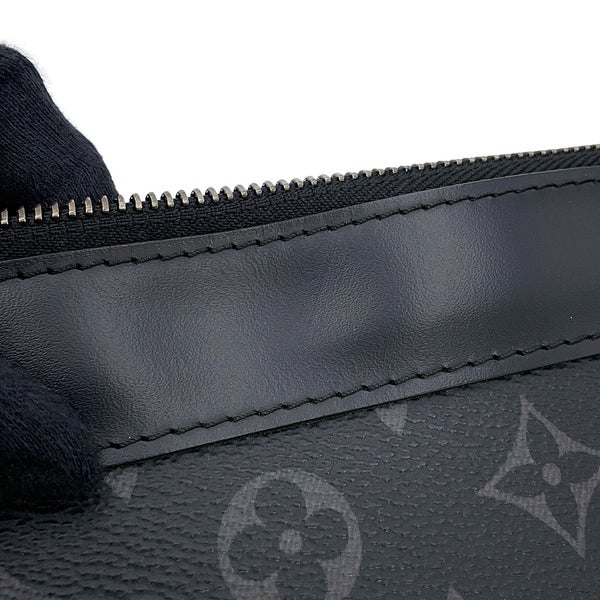 ルイヴィトン クラッチバッグ モノグラム・エクリプス ポシェット・ディスカバリー M62291 LOUIS VUITTON 黒 ブラック