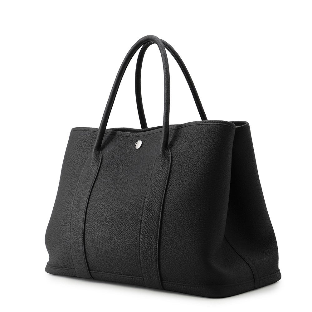 エルメス トートバッグ ガーデンパーティPM ブラック/シルバー金具