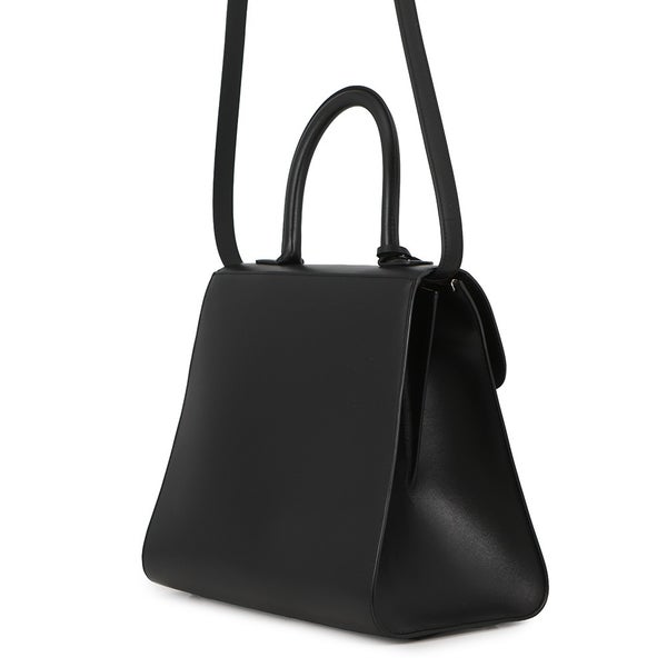 デルボー ハンドバッグ ブリヨン ルーモアMM ボックスカーフ AA0376AAM099ZPV Delvaux 2way 黒