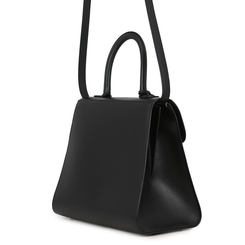 デルボー ハンドバッグ ブリヨン ルーモアMM ボックスカーフ AA0376AAM099ZPV Delvaux 2way 黒