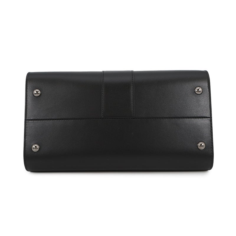 デルボー ハンドバッグ ブリヨン ルーモアMM ボックスカーフ AA0376AAM099ZPV Delvaux 2way 黒