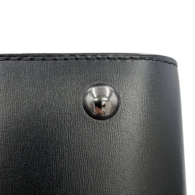 デルボー ハンドバッグ ブリヨン ルーモアMM ボックスカーフ AA0376AAM099ZPV Delvaux 2way 黒