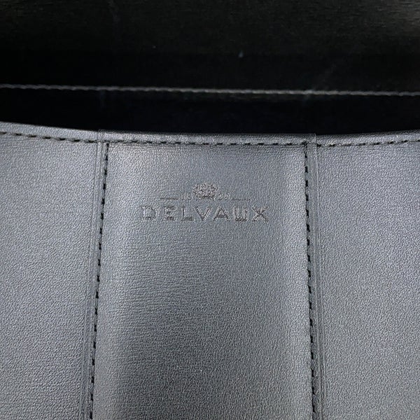 デルボー ハンドバッグ ブリヨン ルーモアMM ボックスカーフ AA0376AAM099ZPV Delvaux 2way 黒