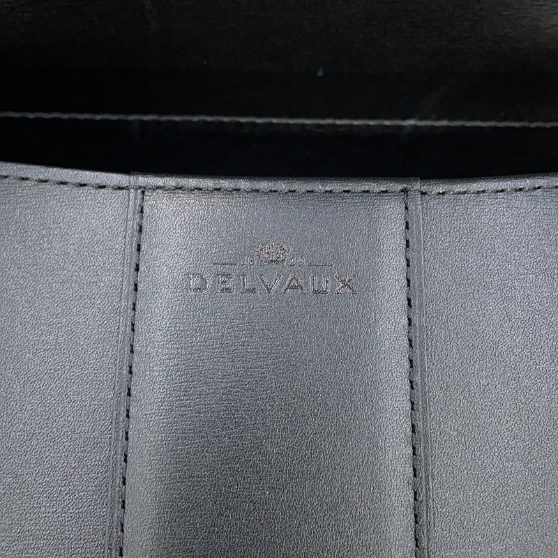 デルボー ハンドバッグ ブリヨン ルーモアMM ボックスカーフ AA0376AAM099ZPV Delvaux 2way 黒