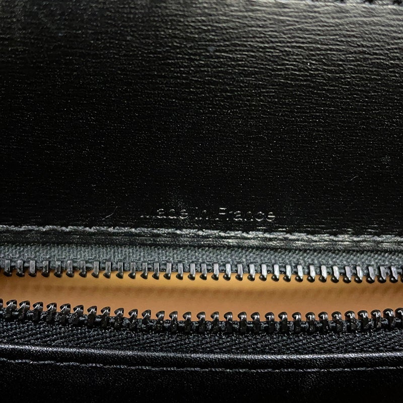 デルボー ハンドバッグ ブリヨン ルーモアMM ボックスカーフ AA0376AAM099ZPV Delvaux 2way 黒