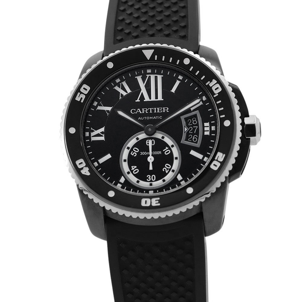 カルティエ カリブル ドゥ カルティエ ダイバー カーボン Cartier
