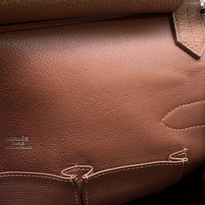 エルメス ジプシエール31 ブリュレ/シルバー金具 トリヨンクレマンス □R刻印 HERMES バッグ