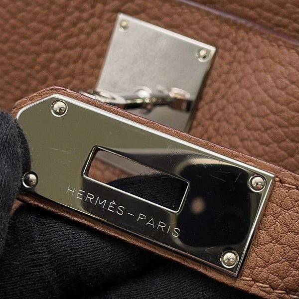 エルメス ジプシエール31 ブリュレ/シルバー金具 トリヨンクレマンス □R刻印 HERMES バッグ