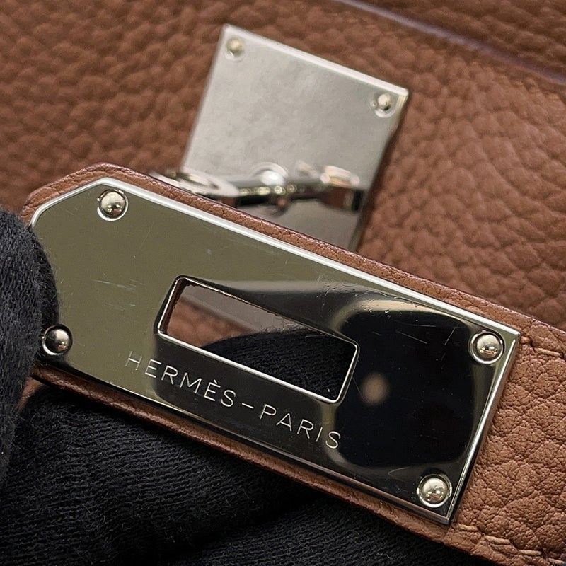 エルメス ジプシエール31 ブリュレ/シルバー金具 トリヨンクレマンス □R刻印 HERMES バッグ