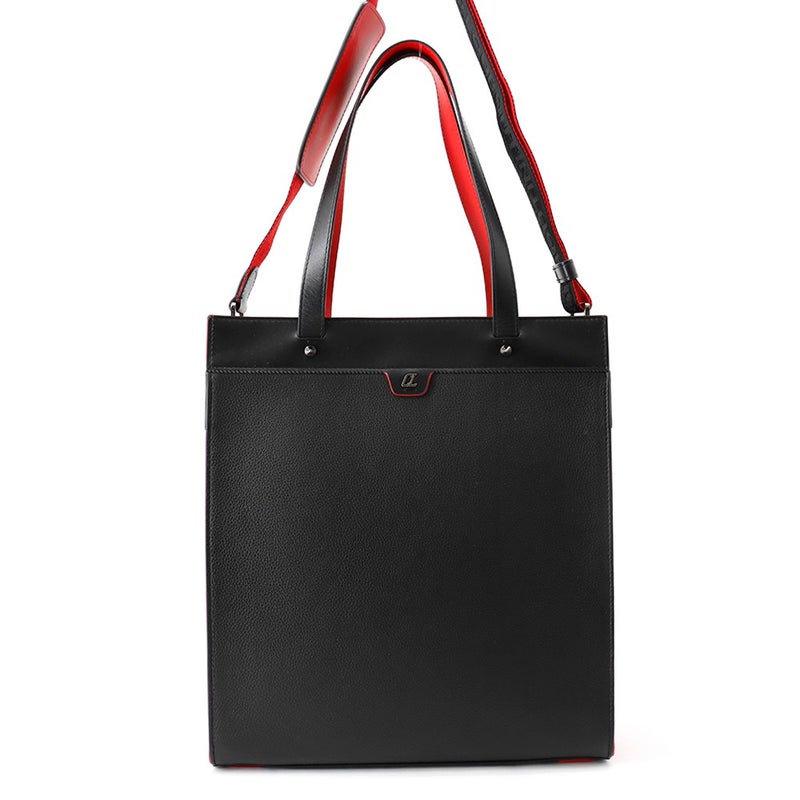 クリスチャン・ルブタン トートバッグ ルイストート Ruistote スタッズ 1225141 Christian Louboutin 黒 2way