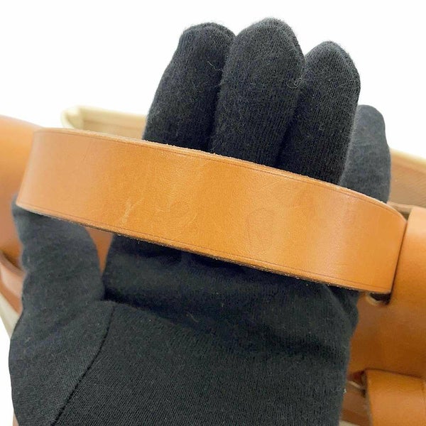 エルメス リュックサック エールバッグ アドPM ナチュラル/ベージュ/シルバー金具 トワルアッシュ/バッシュハンター □C刻印