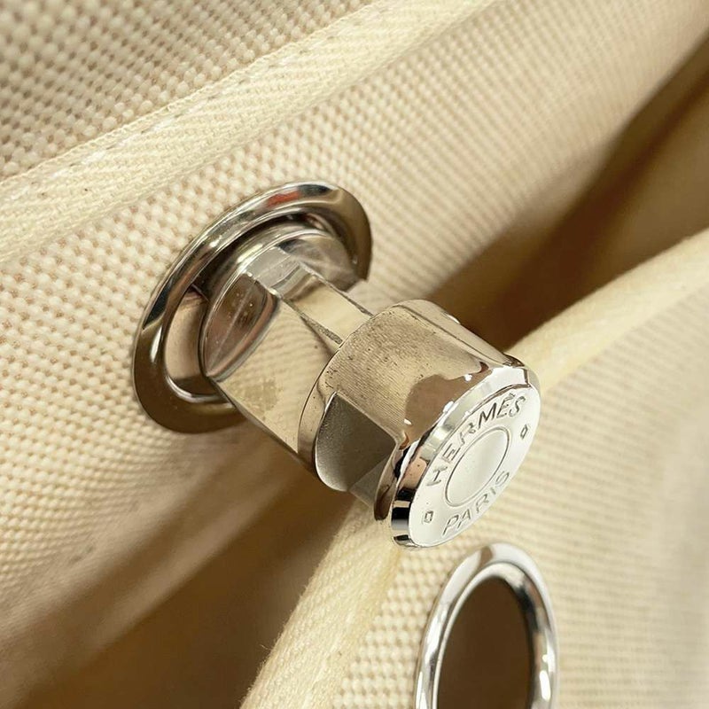 エルメス リュックサック エールバッグ アドPM ナチュラル/ベージュ/シルバー金具 トワルアッシュ/バッシュハンター □C刻印