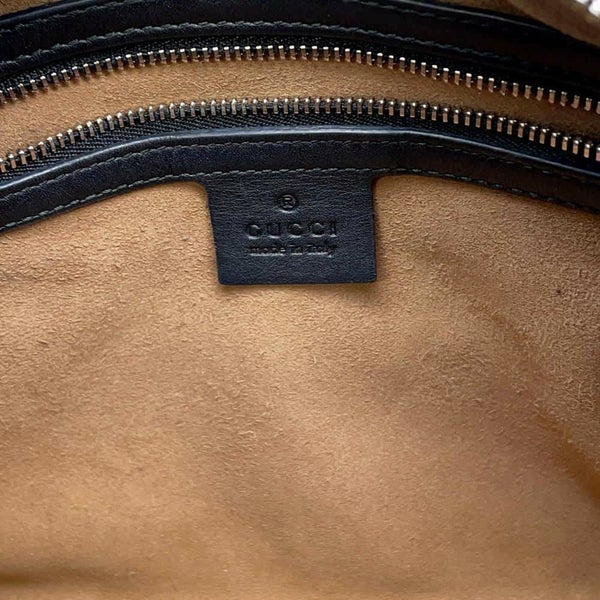 グッチ ハンドバッグ アラベスク GGスプリーム 409529 GUCCI バッグ 2wayショルダーバッグ ミニボストン 黒