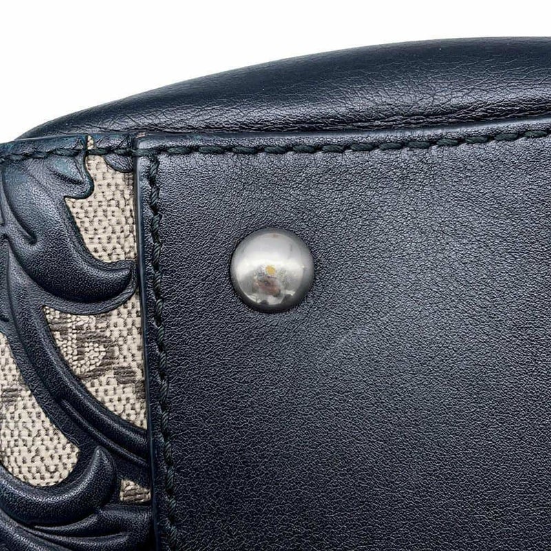 グッチ ハンドバッグ アラベスク GGスプリーム 409529 GUCCI バッグ 2wayショルダーバッグ ミニボストン 黒