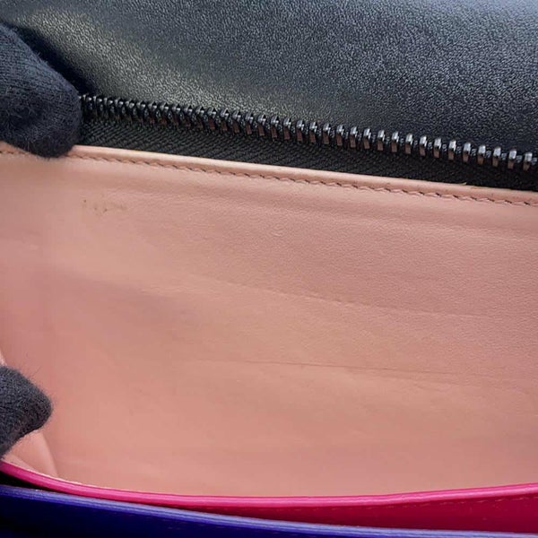 サルヴァトーレ・フェラガモ チェーンショルダーバッグ ヴァラ リボン 21 G877 Ferragamo 黒