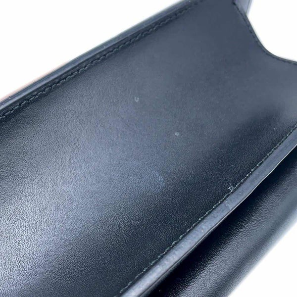 サルヴァトーレ・フェラガモ チェーンショルダーバッグ ヴァラ リボン 21 G877 Ferragamo 黒