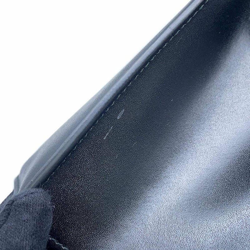 サルヴァトーレ・フェラガモ チェーンショルダーバッグ ヴァラ リボン 21 G877 Ferragamo 黒