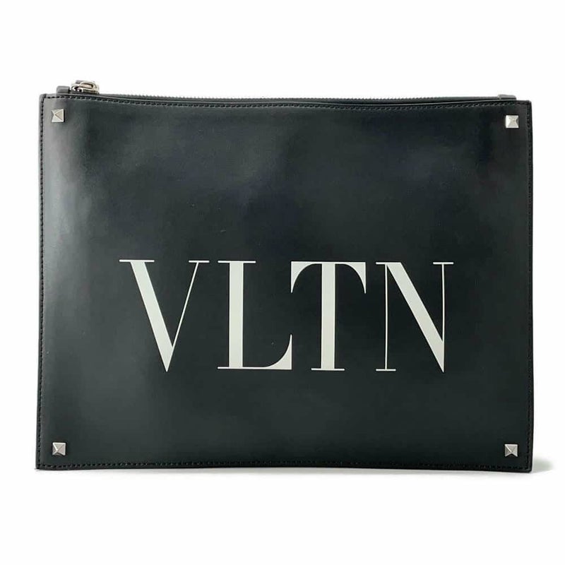 ヴァレンティノ・ガラヴァーニ クラッチバッグ VLTN スタッズ WY2B0692WJW0NI VALENTINO 黒
