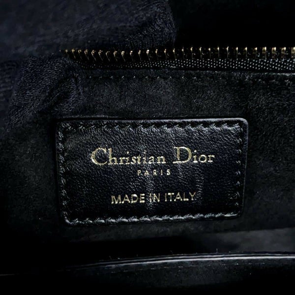 クリスチャン・ディオール ハンドバッグ レディディオール アストロジー Christian Dior 2wayショルダーバッグ 黒