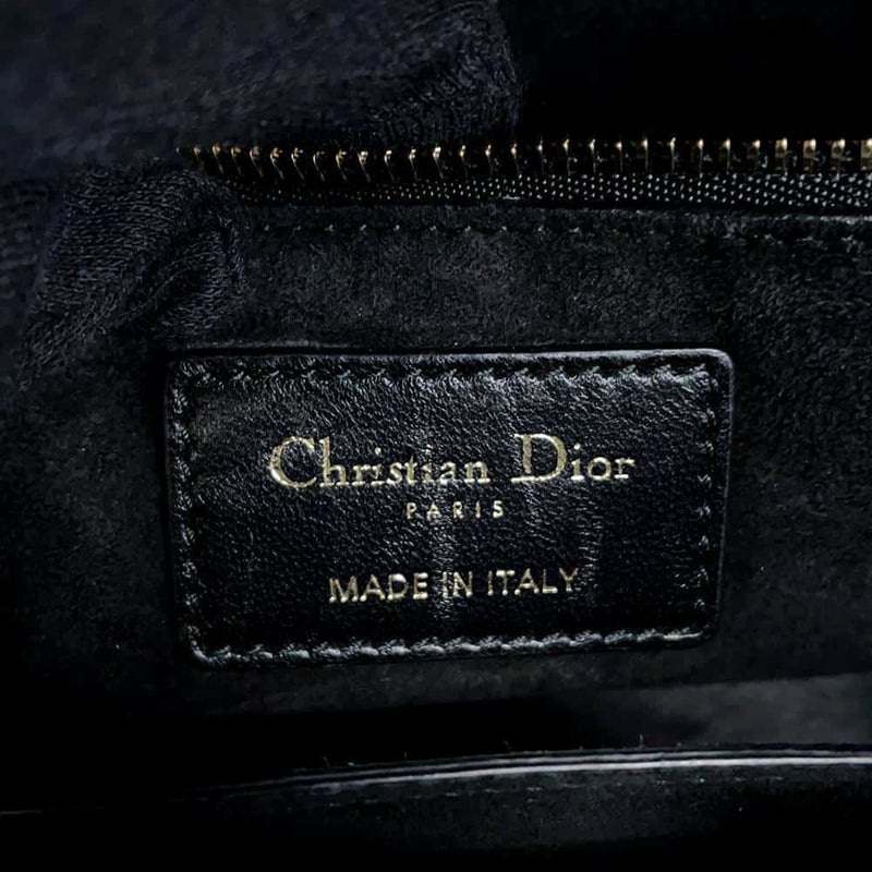 クリスチャン・ディオール ハンドバッグ レディディオール アストロジー Christian Dior 2wayショルダーバッグ 黒