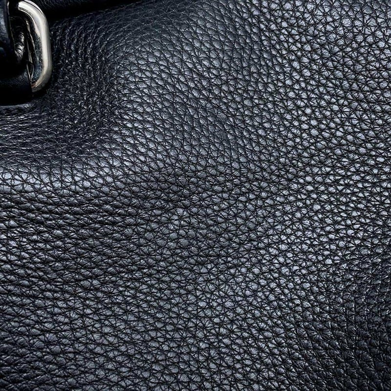 プラダ ハンドバッグ エンボスロゴ レザー BR3089 PRADA ボストンバッグ 黒