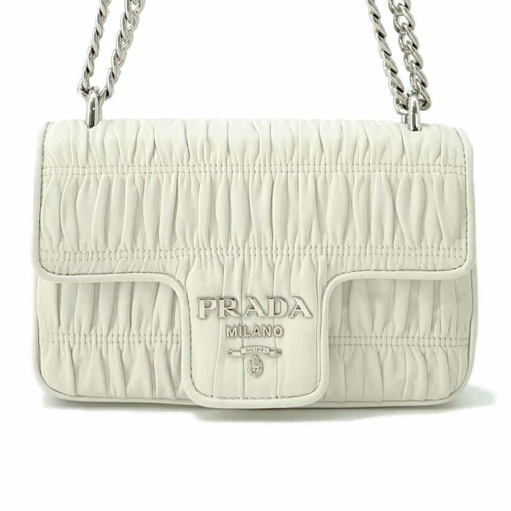 【FROM JAPAN】PRADA パーティーバッグ Honey Prada Bonnie medium printed leather handbag | PRADA - United